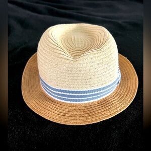 12-24mth Straw Fedora beach hat